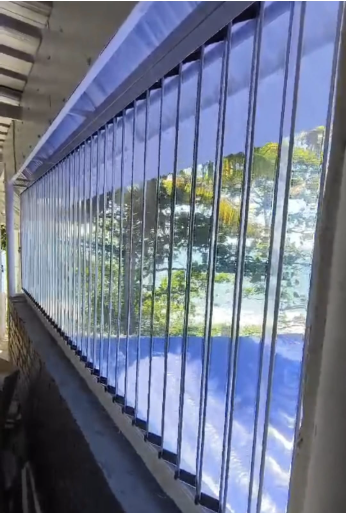 Acrylic (CRYSTAL) Folding Doors (Clear or Opaque)